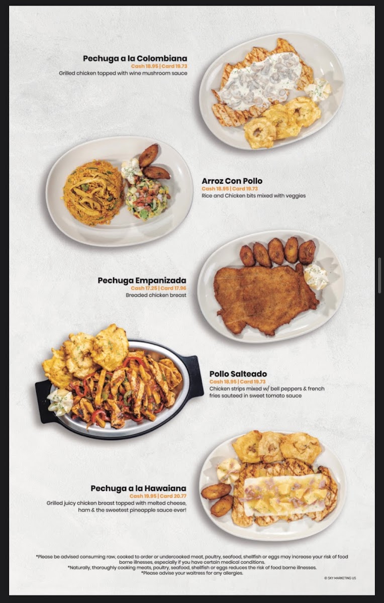 Noches de Colombia Hackensack Menu - Image 4